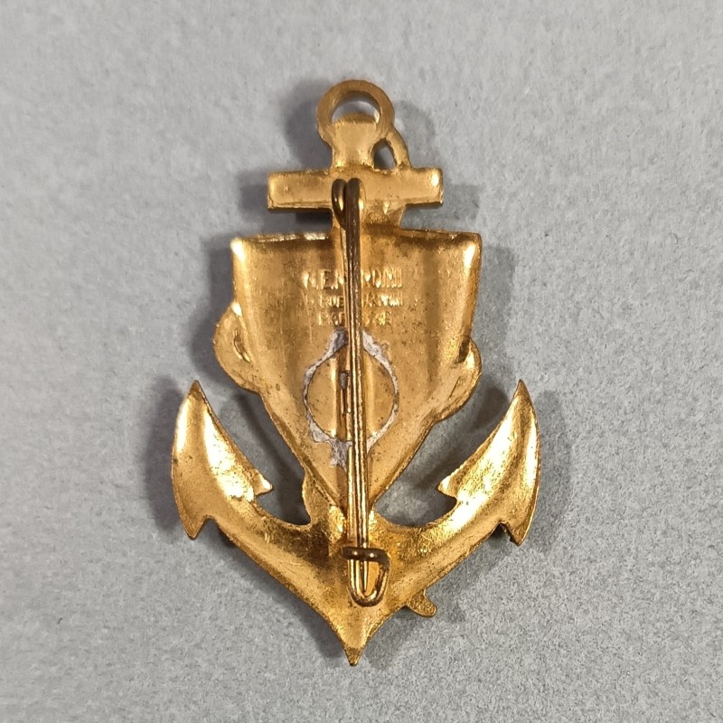 INSIGNE MILITAIRE 1 er BIC BATAILLON D'INFANTERIE COLONIALE ARMEE DE LIBERATION FABRICATION 1944 1945 G.E. MARDINI PARIS